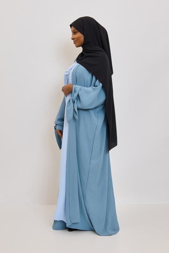 Abaya Femme Beige SILVER FASHION 2601 Efashion Paris