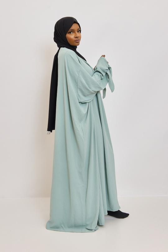 Abaya Femme Beige SILVER FASHION 2601 Efashion Paris