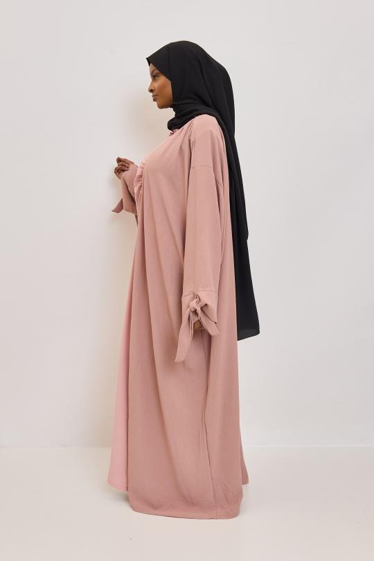 Abaya Femme Beige SILVER FASHION 2601 Efashion Paris