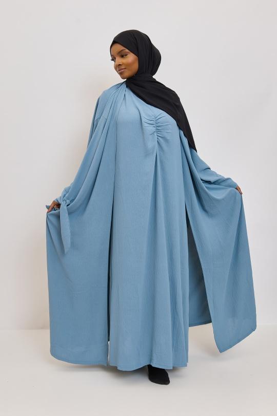 Abaya Femme Beige SILVER FASHION 2601 Efashion Paris