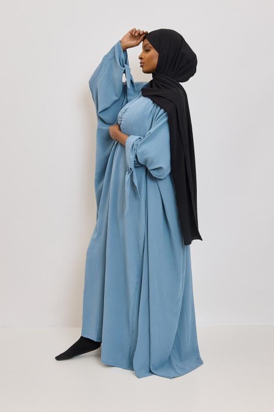 Abaya Femme Beige SILVER FASHION 2601 Efashion Paris