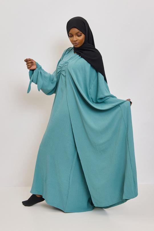Abaya Femme Beige SILVER FASHION 2601 Efashion Paris