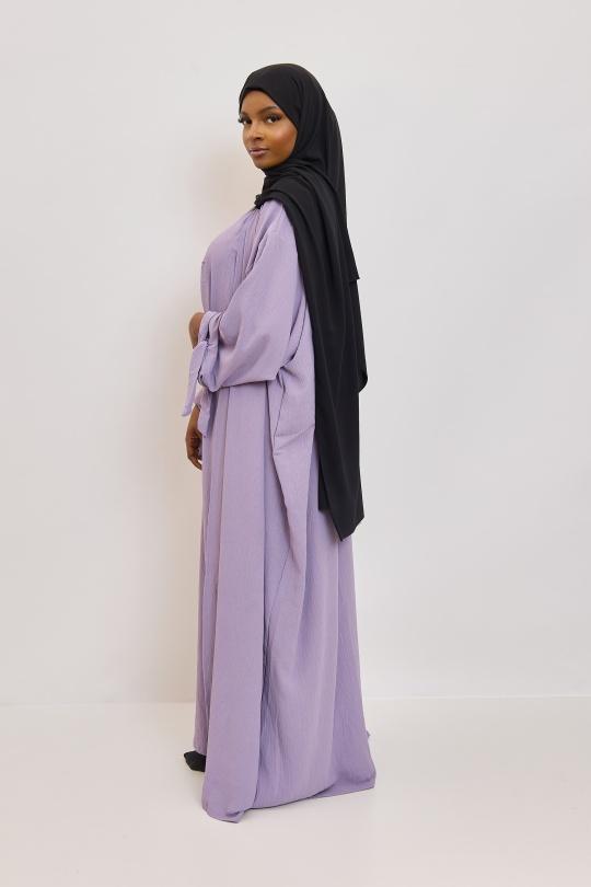 Abaya Femme Beige SILVER FASHION 2601 Efashion Paris