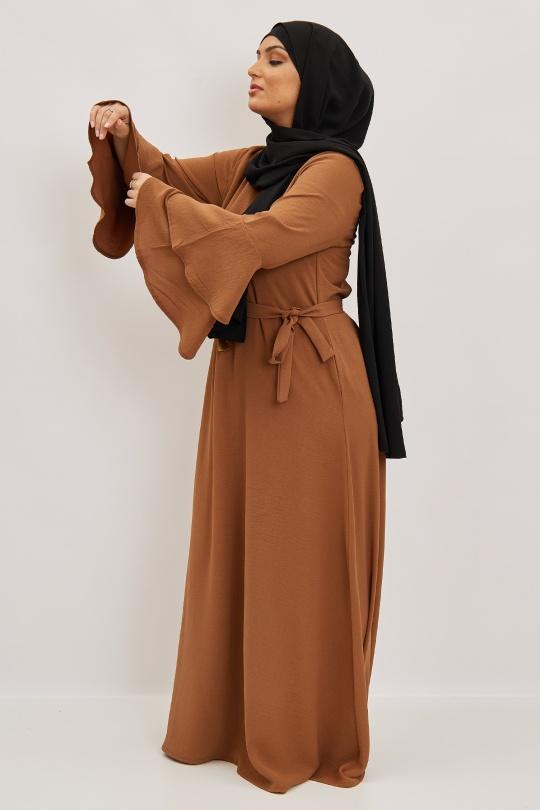 Abaya Femme Noir SILVER FASHION 1810B Efashion Paris