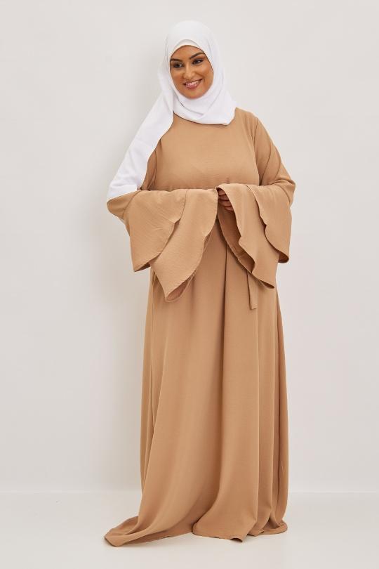 Abaya Femme Noir SILVER FASHION 1810B Efashion Paris