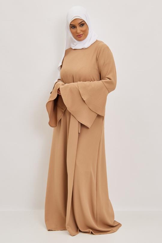 Abaya Femme Noir SILVER FASHION 1810B Efashion Paris