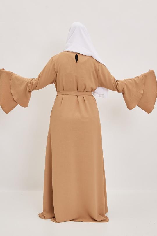 Abaya Femme Noir SILVER FASHION 1810B Efashion Paris