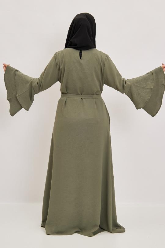 Abaya Femme Noir SILVER FASHION 1810B Efashion Paris