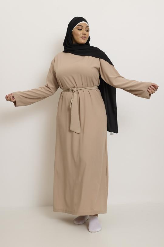 Abaya Femme Beige SILVER FASHION 2009R Efashion Paris