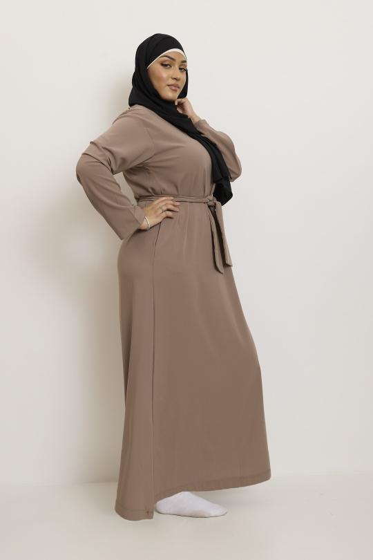 Abaya Femme Beige SILVER FASHION 2009R Efashion Paris