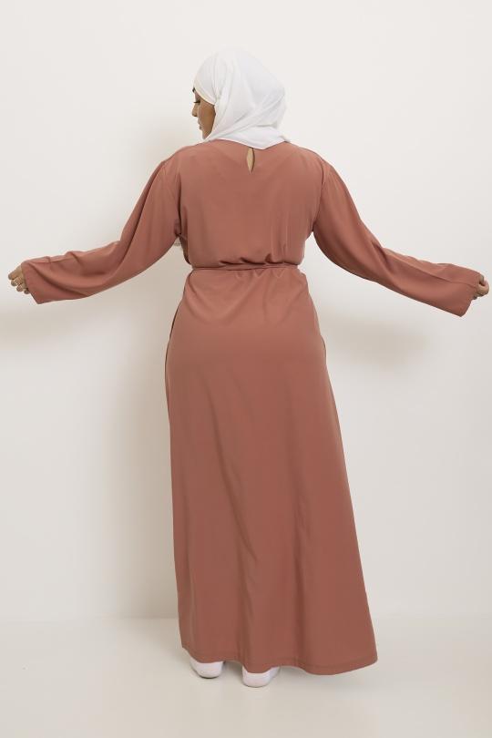 Abaya Femme Beige SILVER FASHION 2009R Efashion Paris