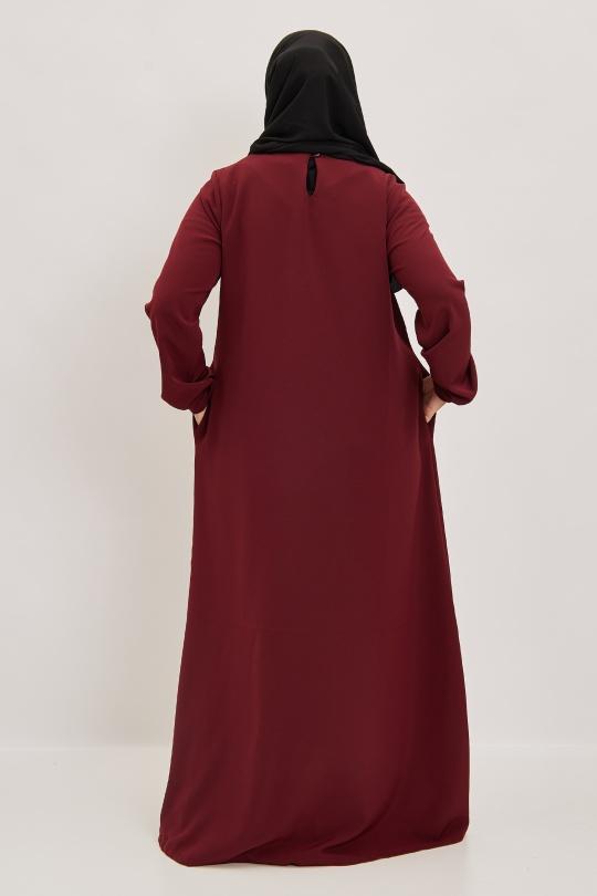 Abaya Femme Noir SILVER FASHION 2112 Efashion Paris