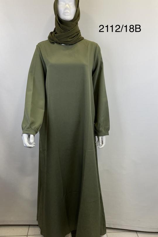 Abaya Femme Noir SILVER FASHION 2112 Efashion Paris