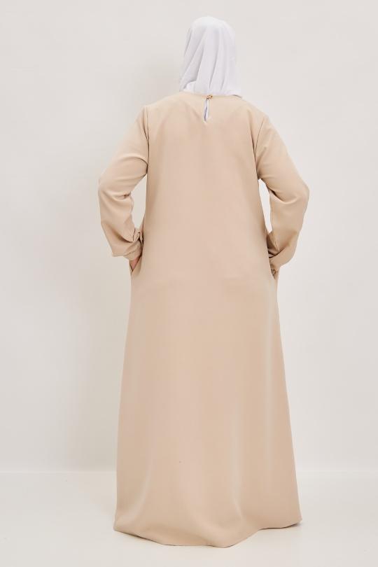 Abaya Femme Noir SILVER FASHION 2112 Efashion Paris