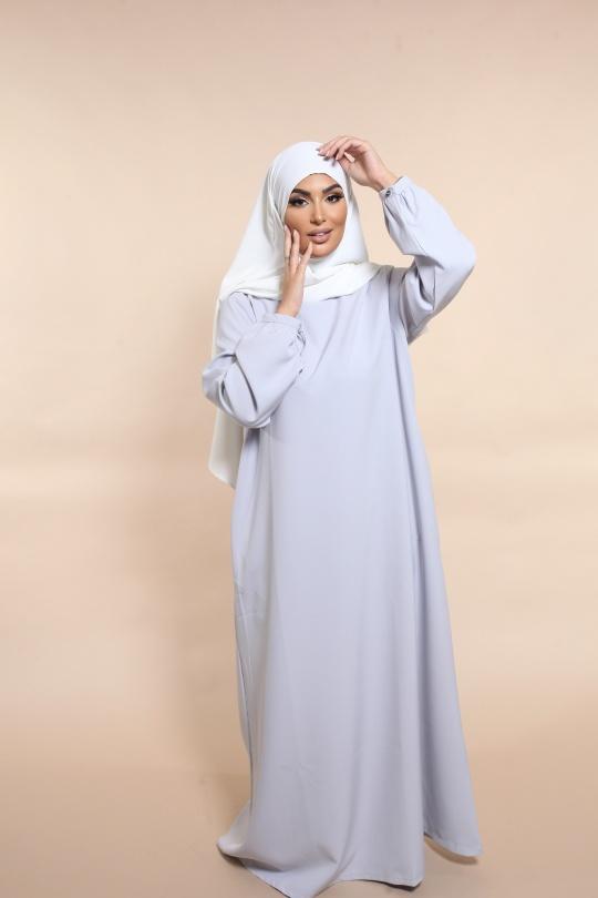 Abaya Femme Noir SILVER FASHION 2112 Efashion Paris