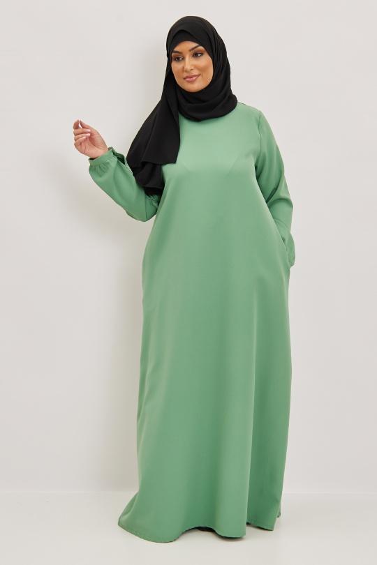 Abaya Femme Noir SILVER FASHION 2112 Efashion Paris
