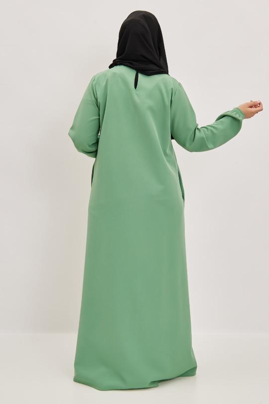 Abaya Femme Noir SILVER FASHION 2112 Efashion Paris