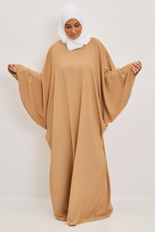 Abaya Femme Camel SILVER FASHION 2147 Efashion Paris