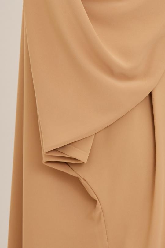 Abaya Femme Camel SILVER FASHION 2147 Efashion Paris