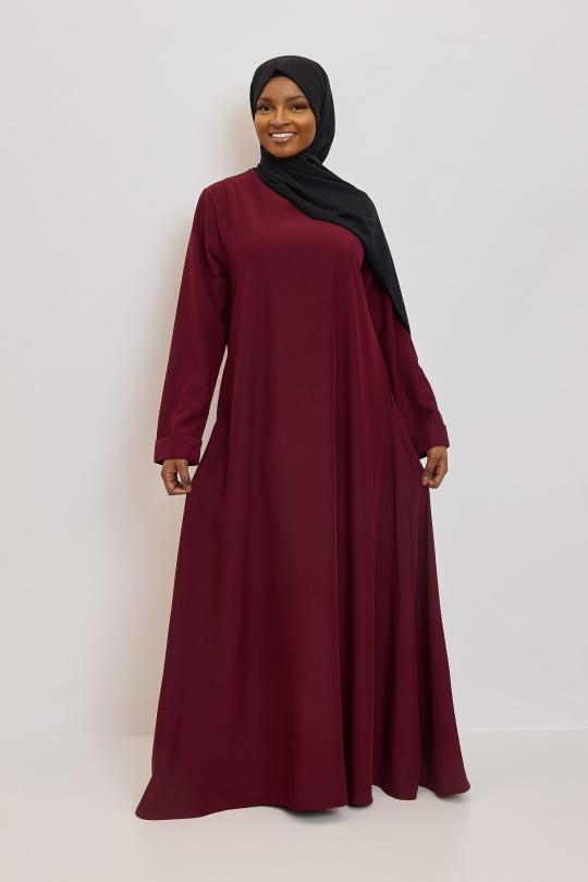Abaya Femme Beige SILVER FASHION 2251 Efashion Paris