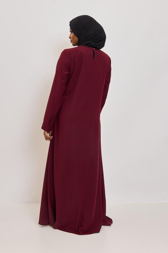 Abaya Femme Beige SILVER FASHION 2251 Efashion Paris