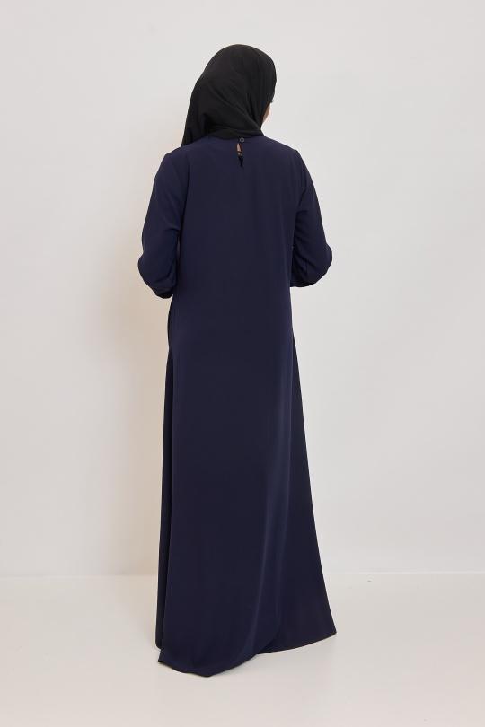 Abaya Femme Beige SILVER FASHION 2251 Efashion Paris
