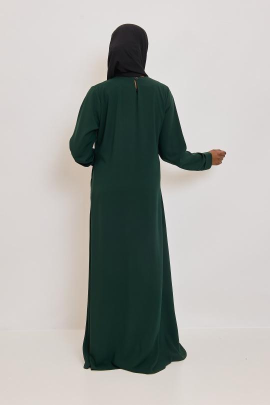 Abaya Femme Beige SILVER FASHION 2251 Efashion Paris