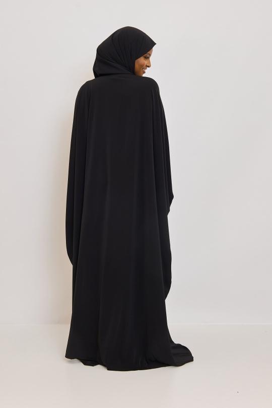 Abaya Femme Noir SILVER FASHION 6171 Efashion Paris