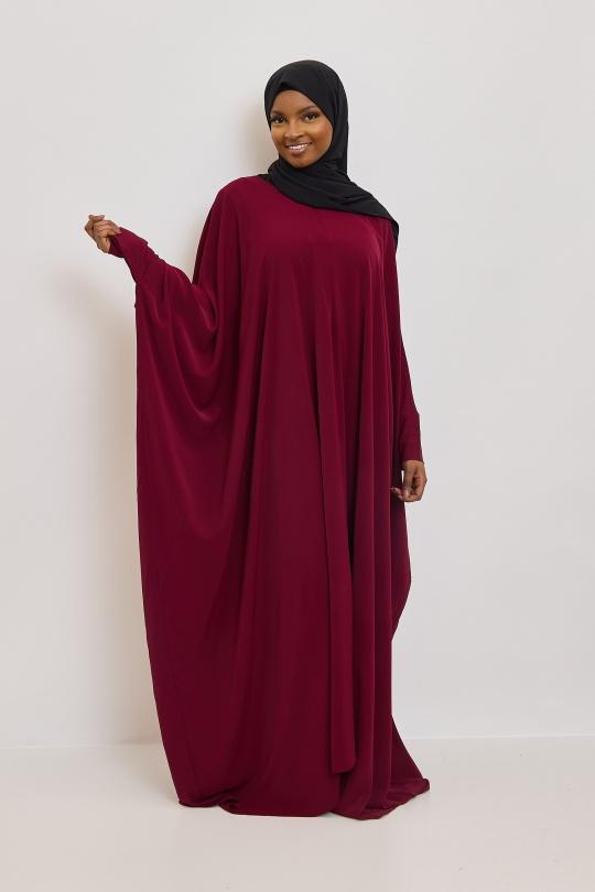 Abaya Femme Noir SILVER FASHION 6171 Efashion Paris