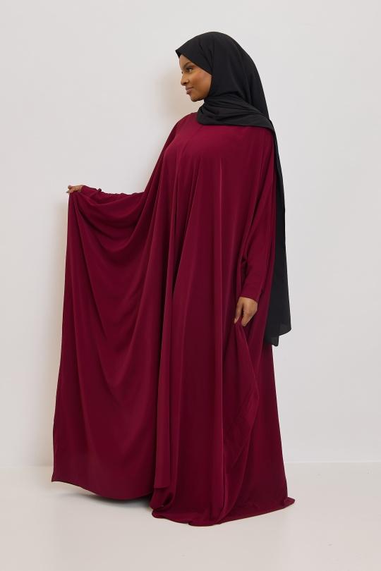 Abaya Femme Noir SILVER FASHION 6171 Efashion Paris