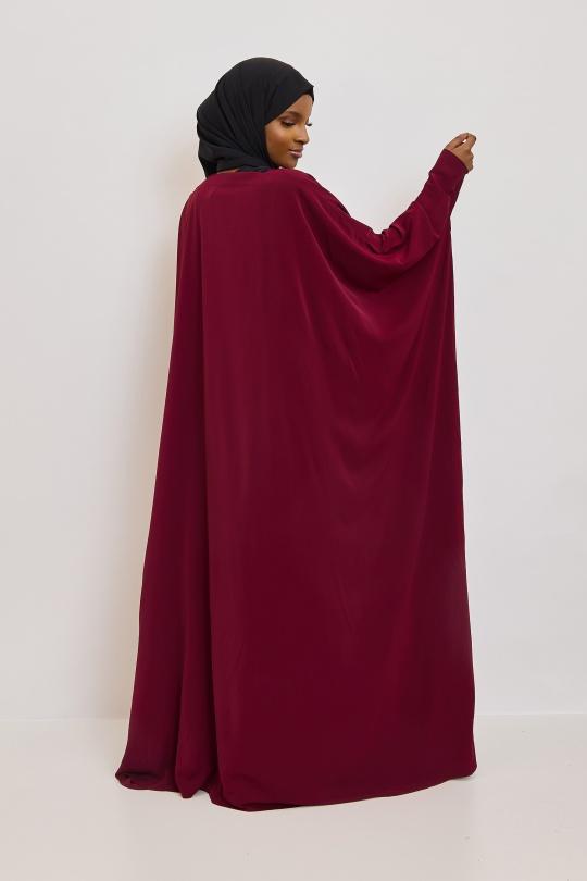 Abaya Femme Noir SILVER FASHION 6171 Efashion Paris