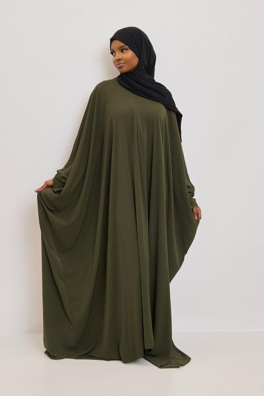 Abaya Femme Noir SILVER FASHION 6171 Efashion Paris