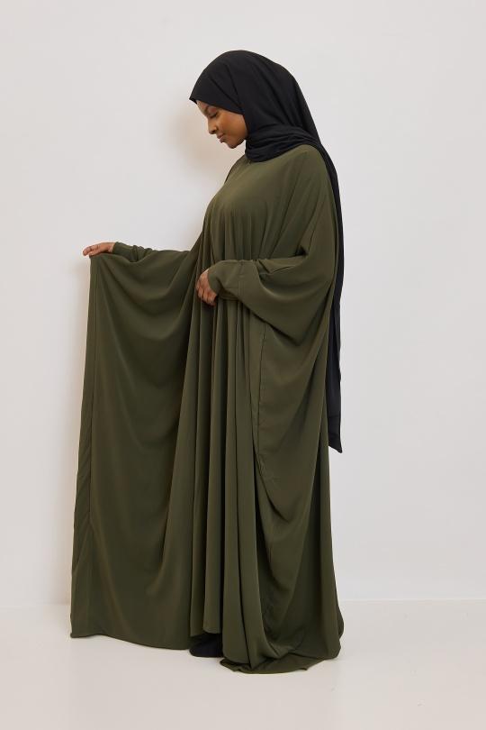Abaya Femme Noir SILVER FASHION 6171 Efashion Paris