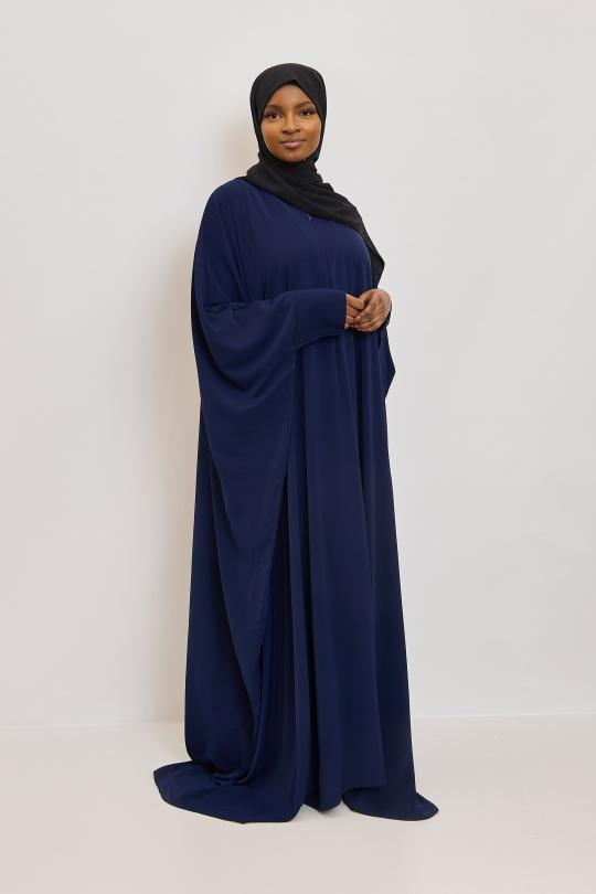 Abaya Femme Noir SILVER FASHION 6171 Efashion Paris