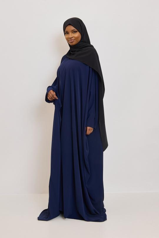 Abaya Femme Noir SILVER FASHION 6171 Efashion Paris