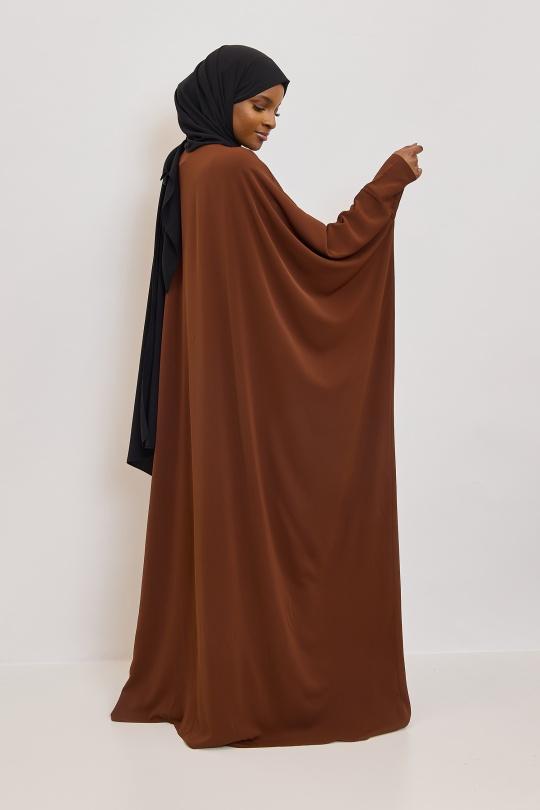 Abaya Femme Noir SILVER FASHION 6171 Efashion Paris