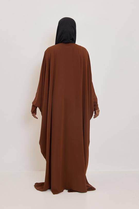 Abaya Femme Noir SILVER FASHION 6171 Efashion Paris