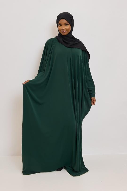 Abaya Femme Noir SILVER FASHION 6171 Efashion Paris