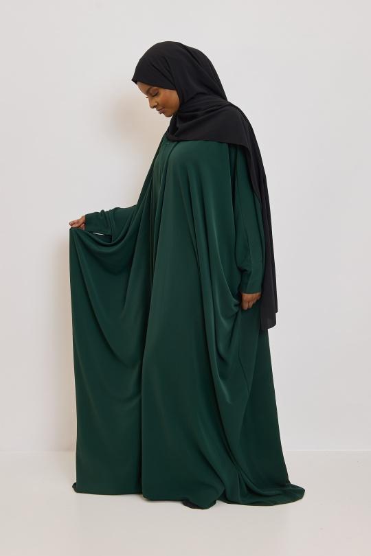 Abaya Femme Noir SILVER FASHION 6171 Efashion Paris