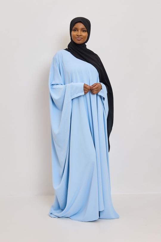 Abaya Femme Noir SILVER FASHION 6171 Efashion Paris