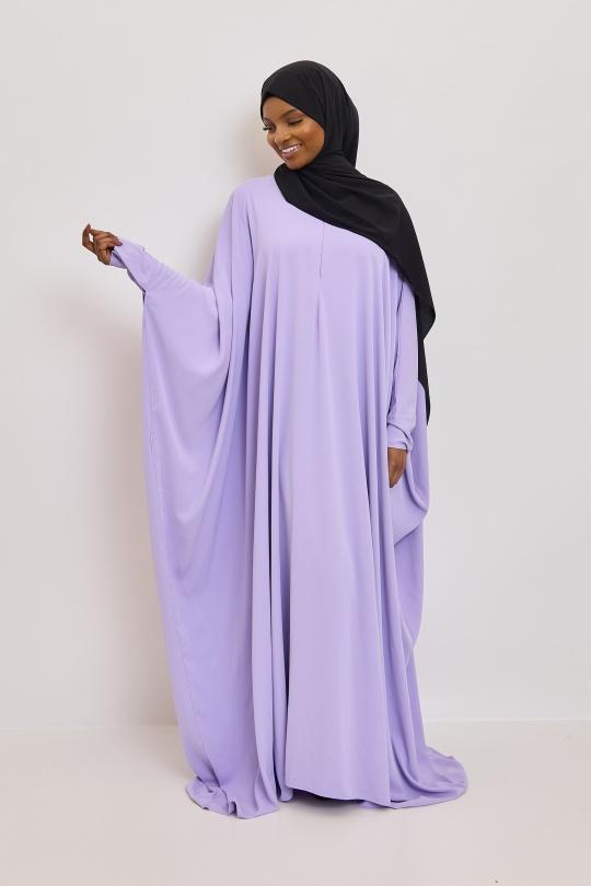 Abaya Femme Noir SILVER FASHION 6171 Efashion Paris