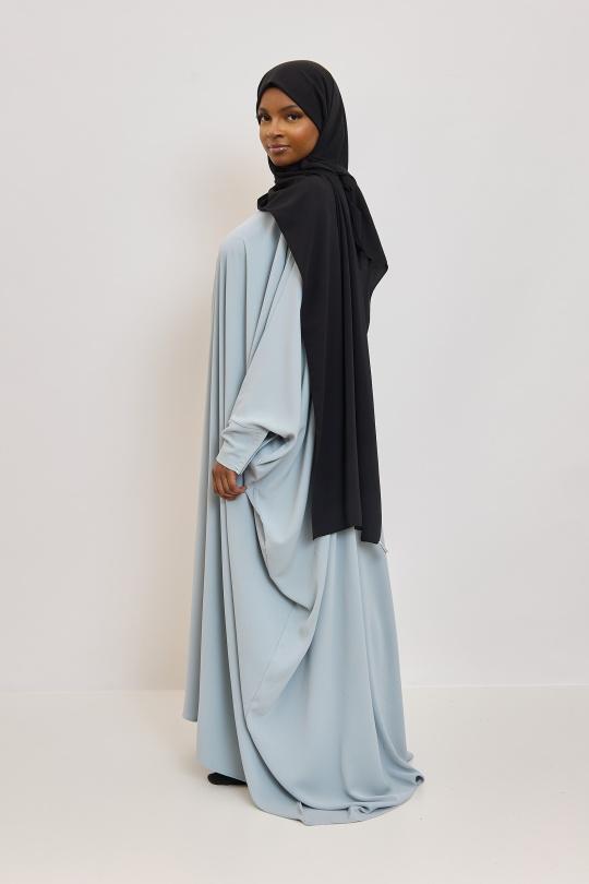 Abaya Femme Noir SILVER FASHION 6171 Efashion Paris