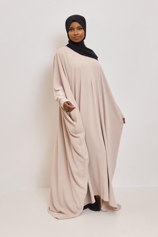 Abaya Femme Noir SILVER FASHION 6171 Efashion Paris