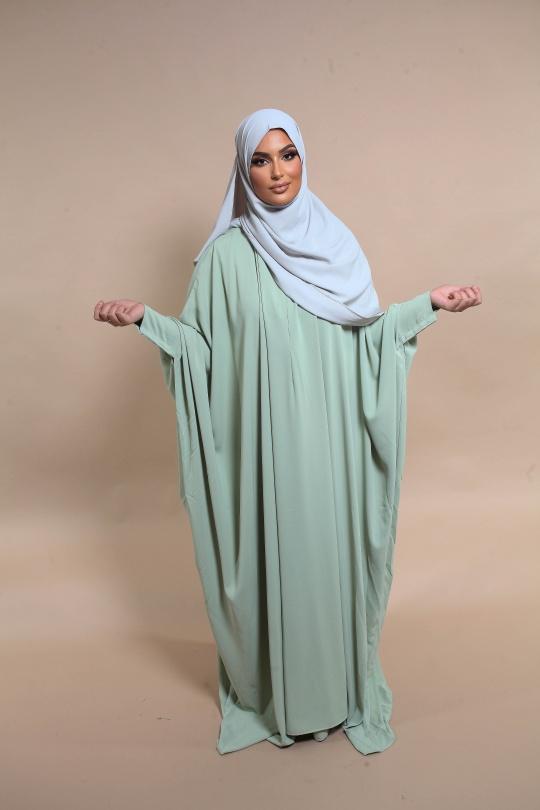Abaya Femme Noir SILVER FASHION 6171 Efashion Paris