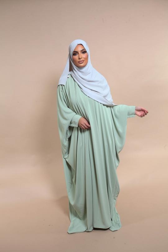 Abaya Femme Noir SILVER FASHION 6171 Efashion Paris