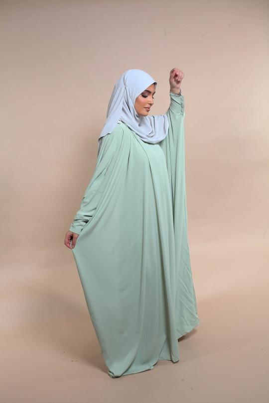 Abaya Femme Noir SILVER FASHION 6171 Efashion Paris