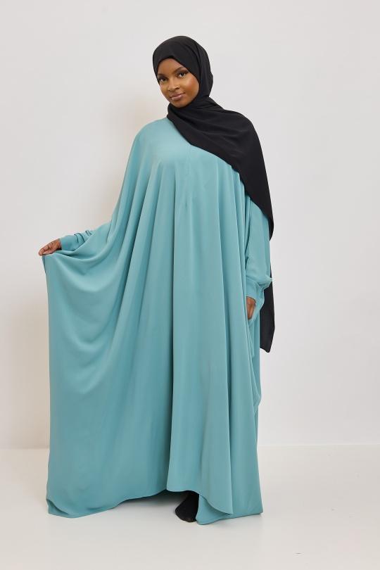 Abaya Femme Noir SILVER FASHION 6171 Efashion Paris