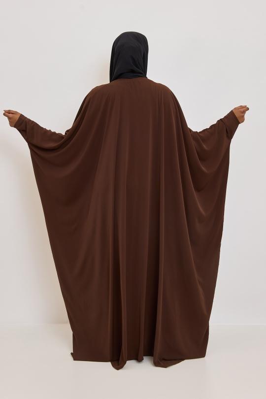 Abaya Femme Noir SILVER FASHION 6171 Efashion Paris