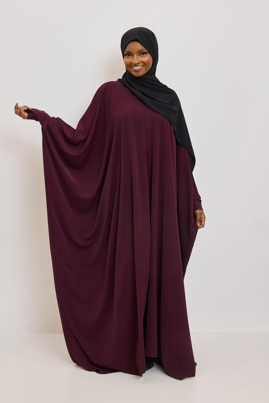 Abaya Femme Noir SILVER FASHION 6171 Efashion Paris