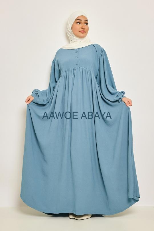 Abaya Femme Beige SILVER FASHION 2607 Efashion Paris